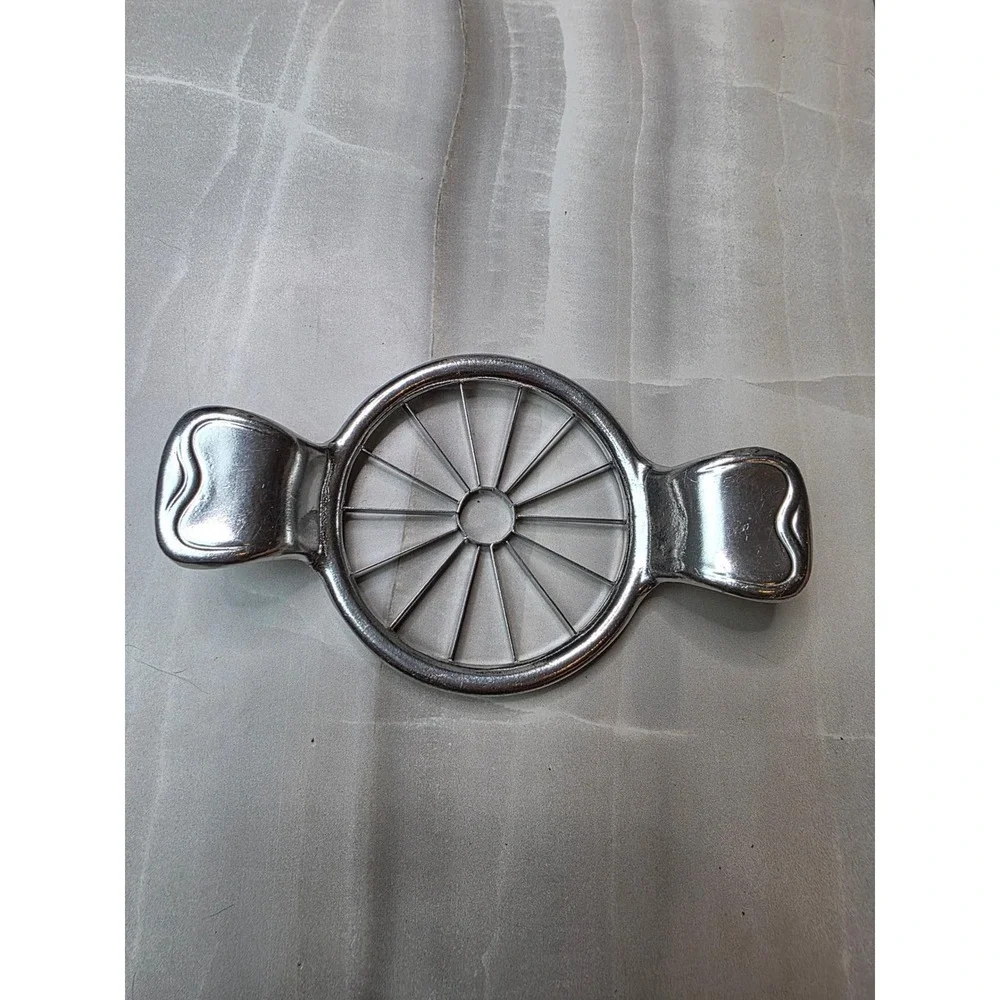 Vintage Wilesco Apfella Apple Slicer Corer West Germany Chrome Metal 12 Slice A6